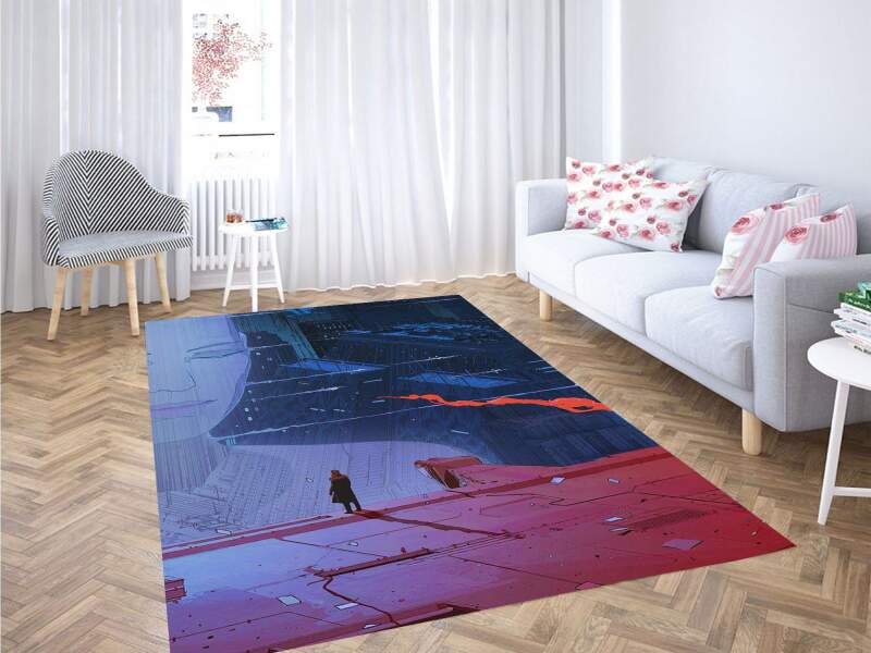 Hologram Blade Runner Carpet Rug