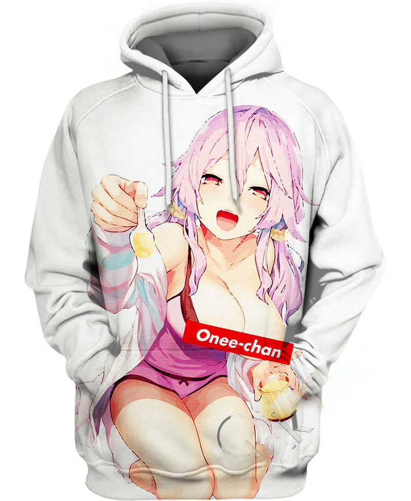 Honey Ahegao Hoodie 3D