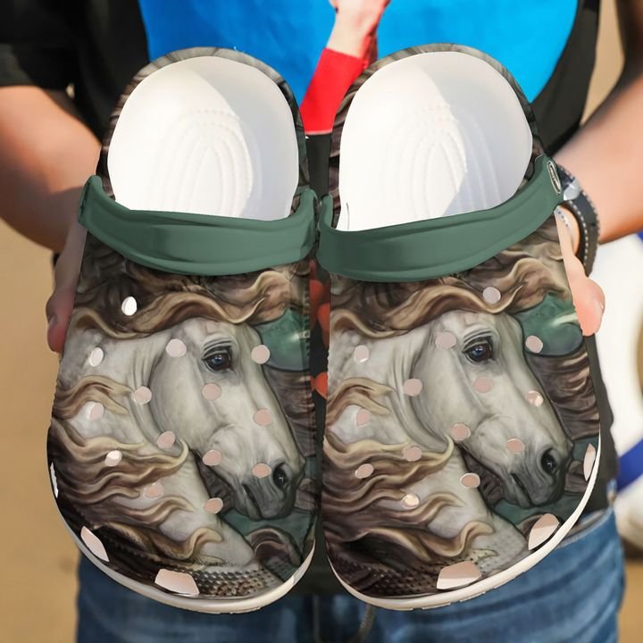 Horse Beautiful Crocs Clog Shoes