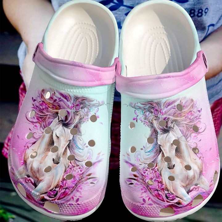 Horse Beautiful V2 Crocs Clog Shoes