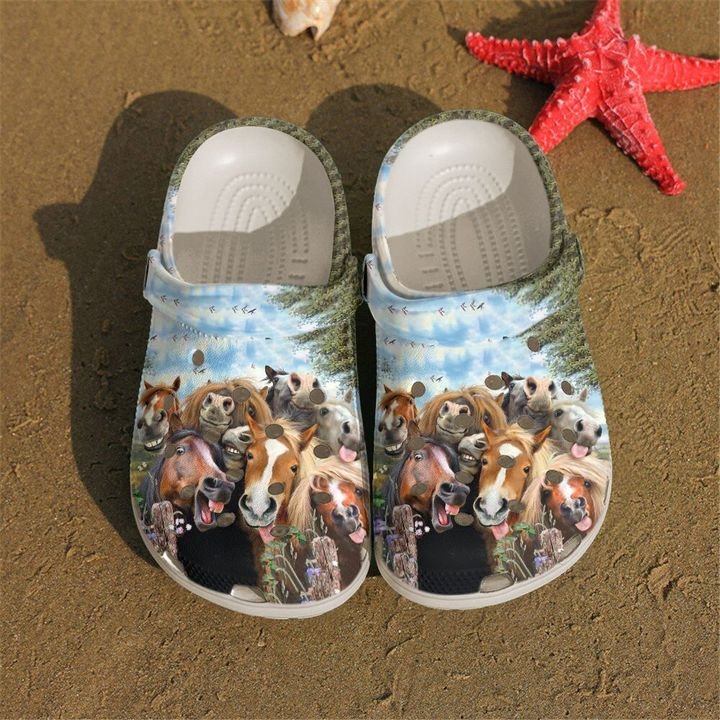 Horse Happy Crocs Clog Shoes 8 Horse Happy Crocs Clog Shoes