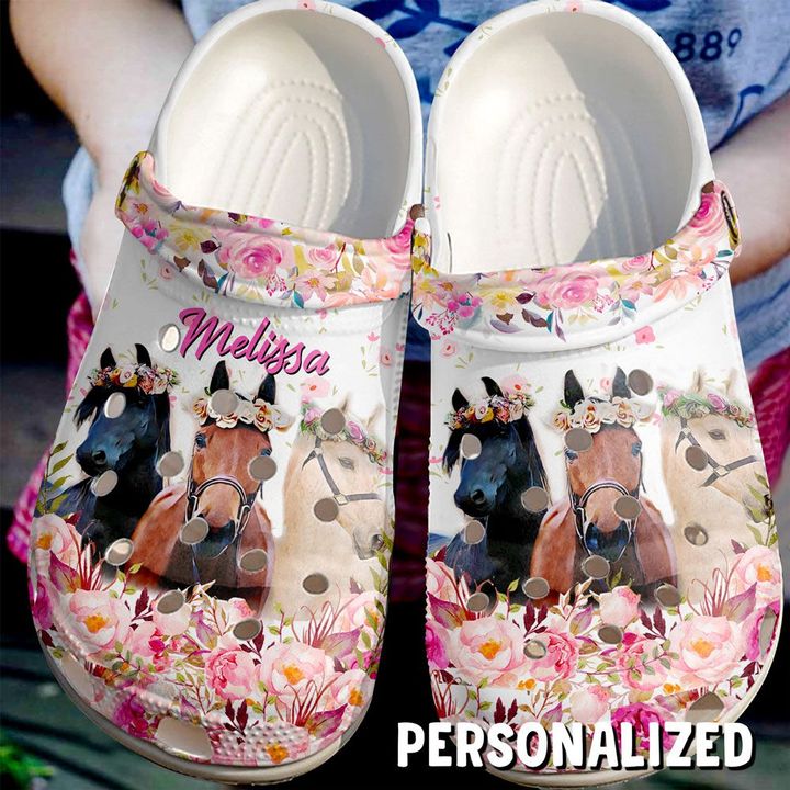 Horse Personalized Life Is Better With Horses Crocs Clog Shoes