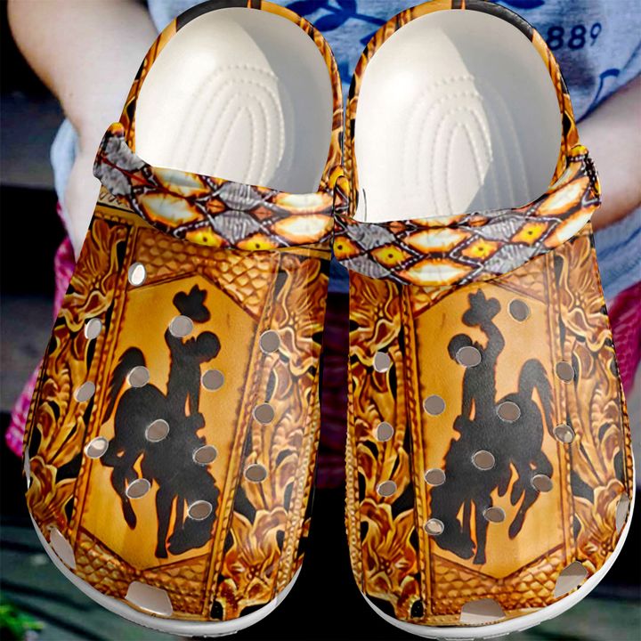 Horse Rodeo Lover Crocs Clog Shoes