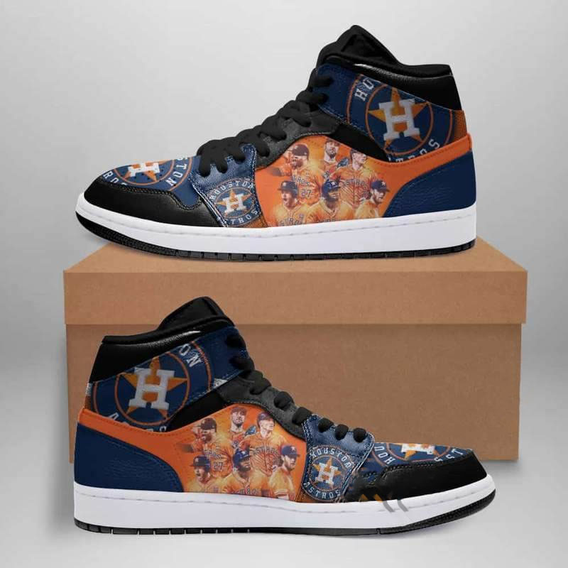 Houston Astros Custom Air Jordan Shoes