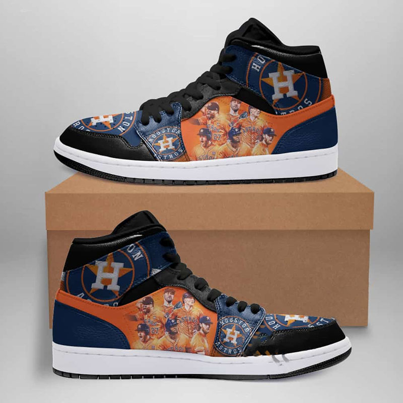 Houston Astros Custom Air Jordan Shoes