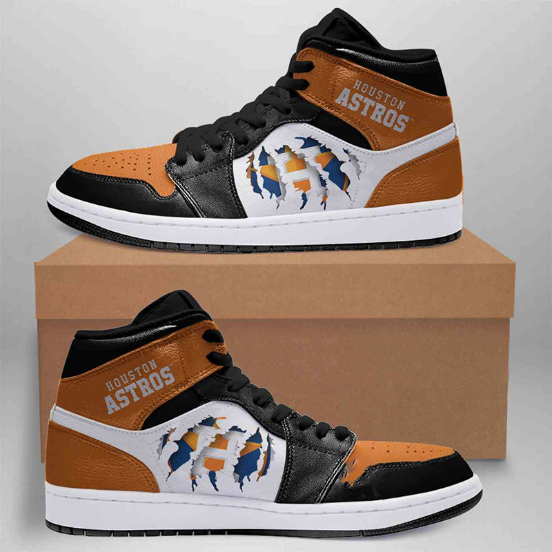 Houston Astros Mlb Custom Air Jordan Shoes