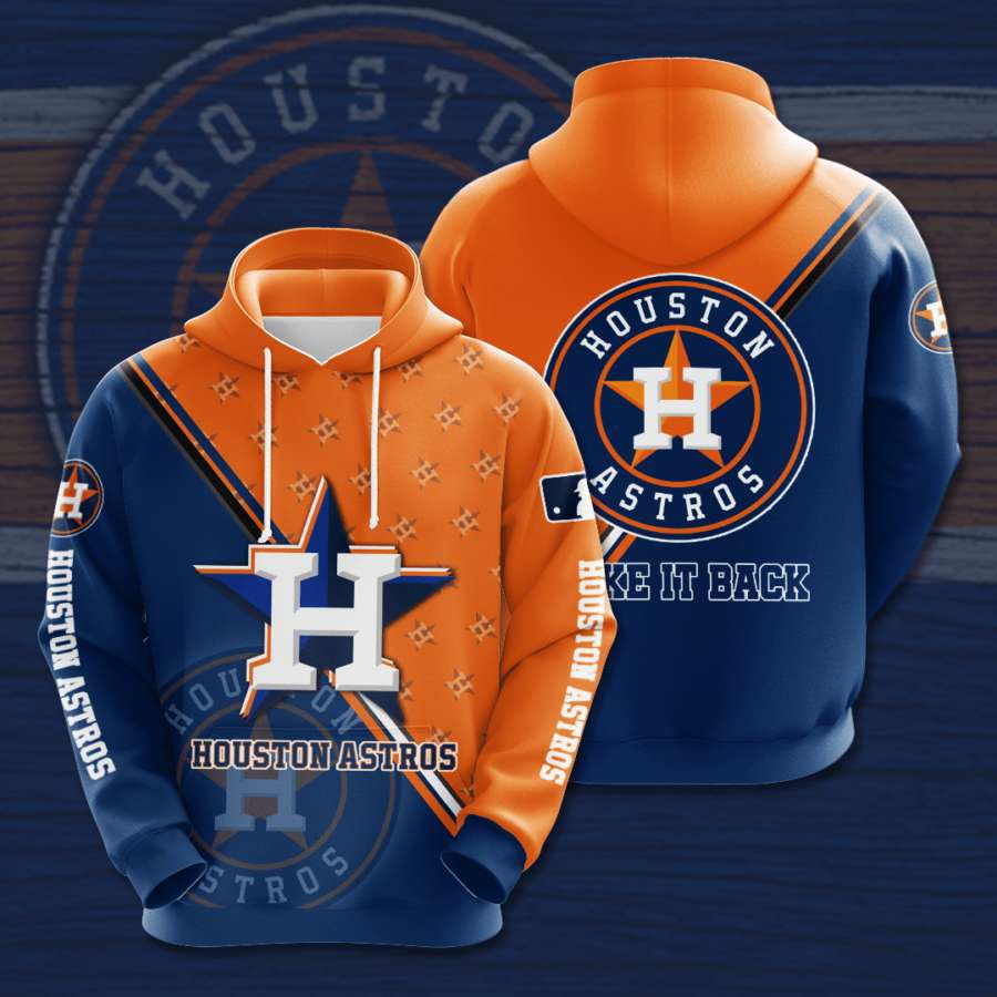 Houston Astros Custom Hoodie 3D