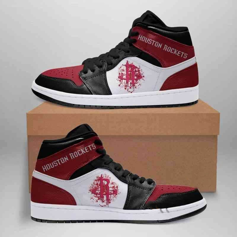 Houston Rockets Nba Custom Air Jordan Shoes 4 Houston Rockets Nba Custom Air Jordan Shoes