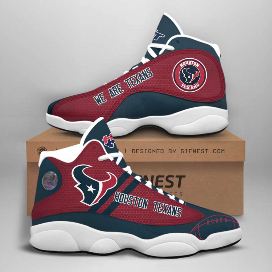 Houston Texans Custom Air Jordan Shoes