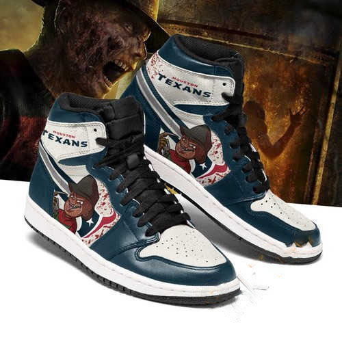 Houston Texans Horror Custom Air Jordan Shoes