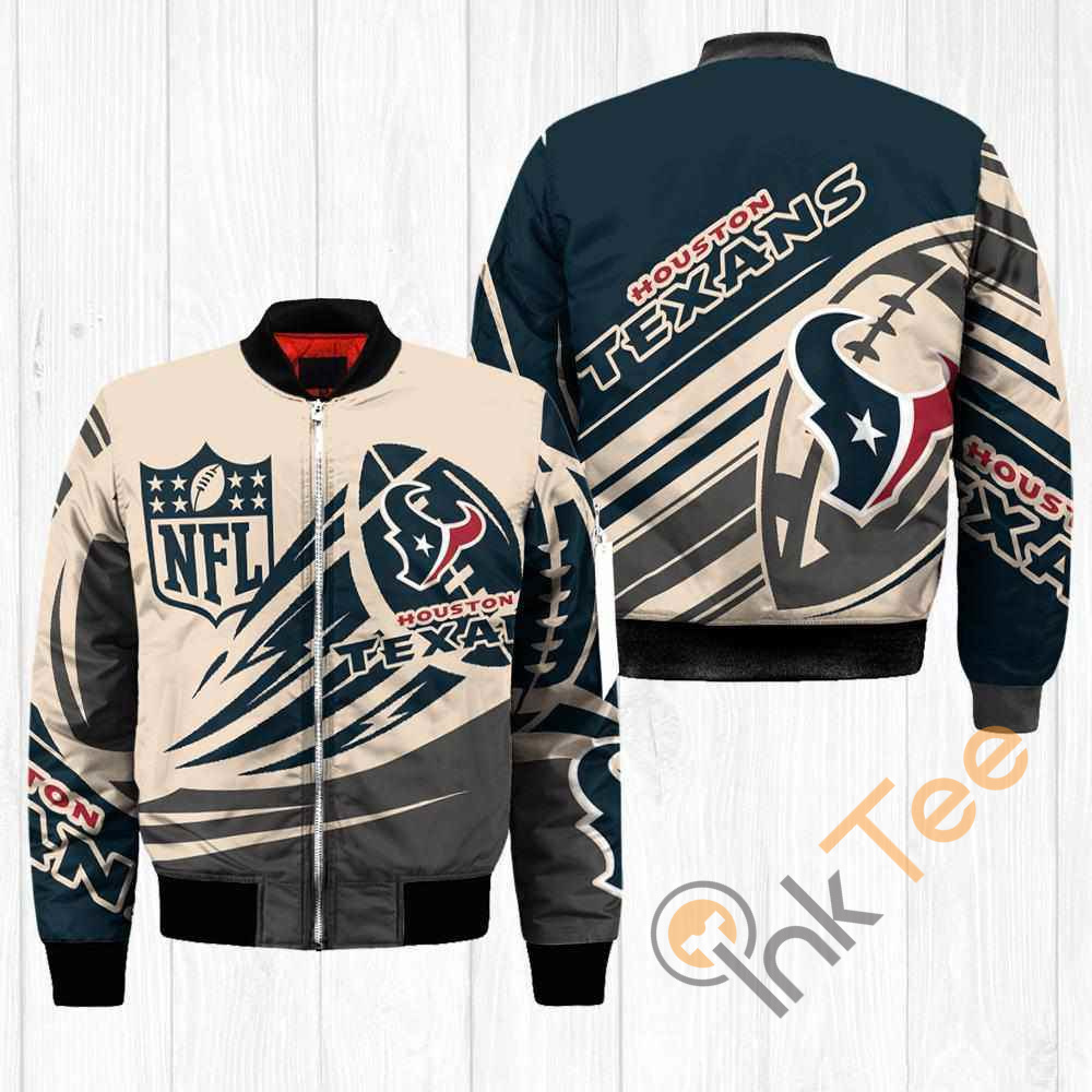 Houston Texans NFL Balls Apparel Best Christmas Gift For Fans Bomber Jacket