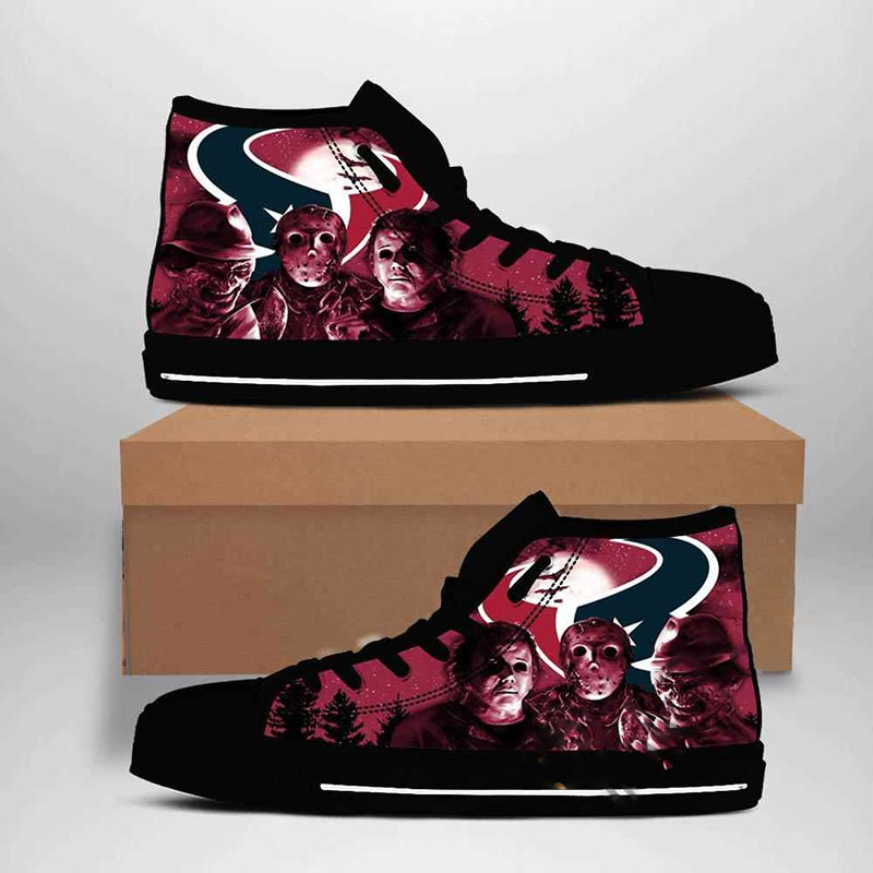 Houston Texans Nfl Football High Top Shoes