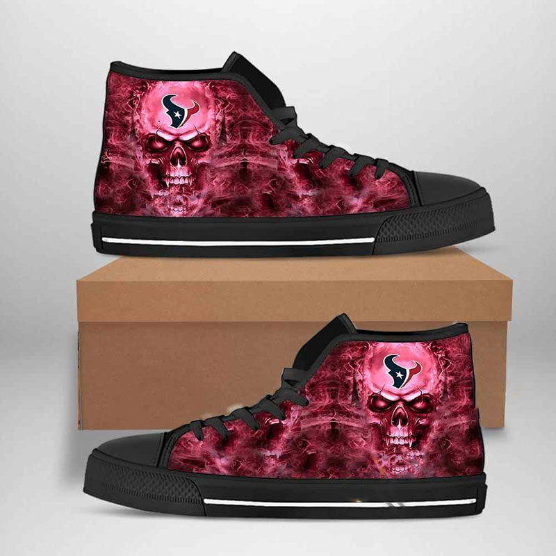 Houston Texans Nfl Football High Top Shoes