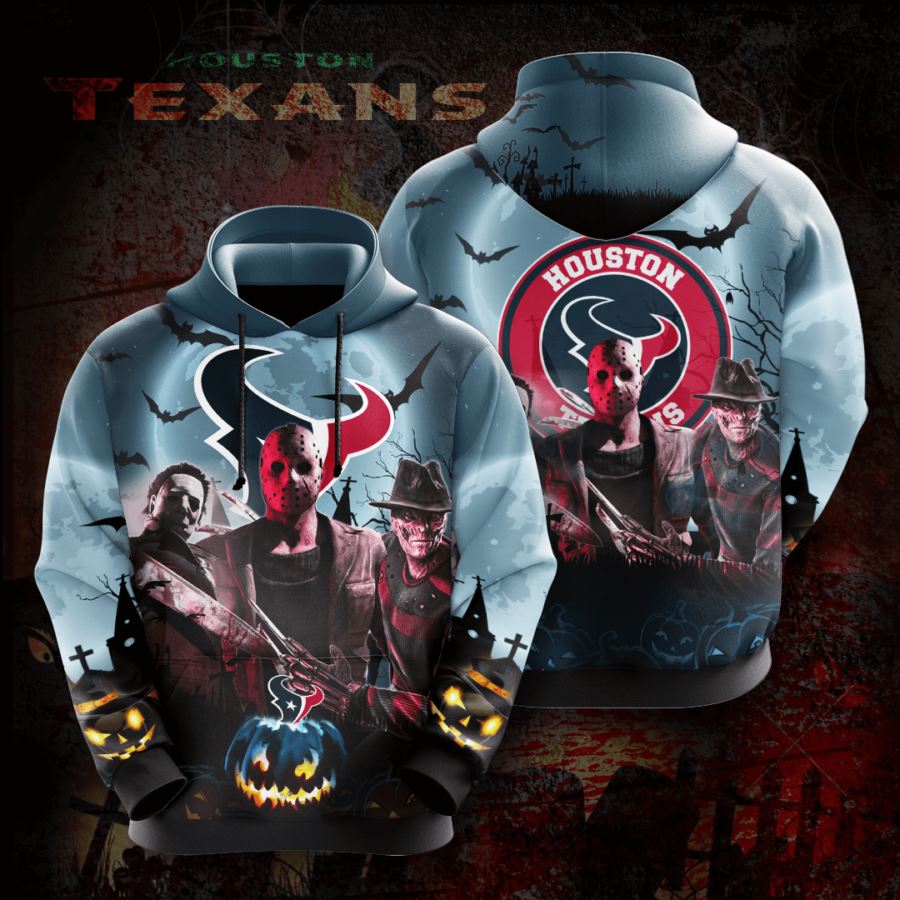 Houston Texans Custom Hoodie 3D 7 Houston Texans Custom Hoodie 3D