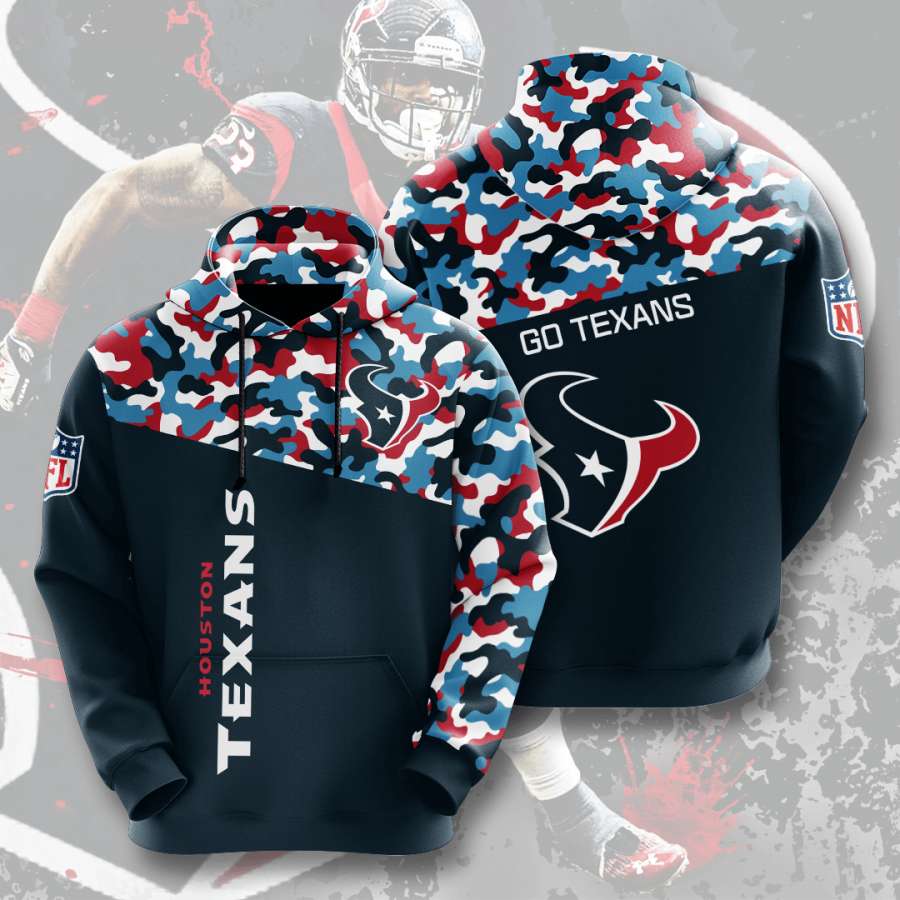 Houston Texans Custom Hoodie 3D 6 Houston Texans Custom Hoodie 3D