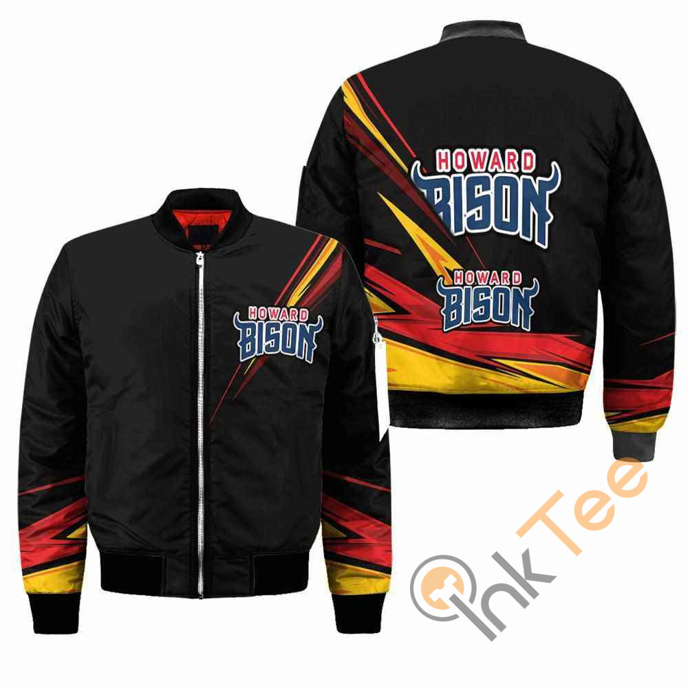 Howard Bison NCAA Black Apparel Best Christmas Gift For Fans Bomber Jacket