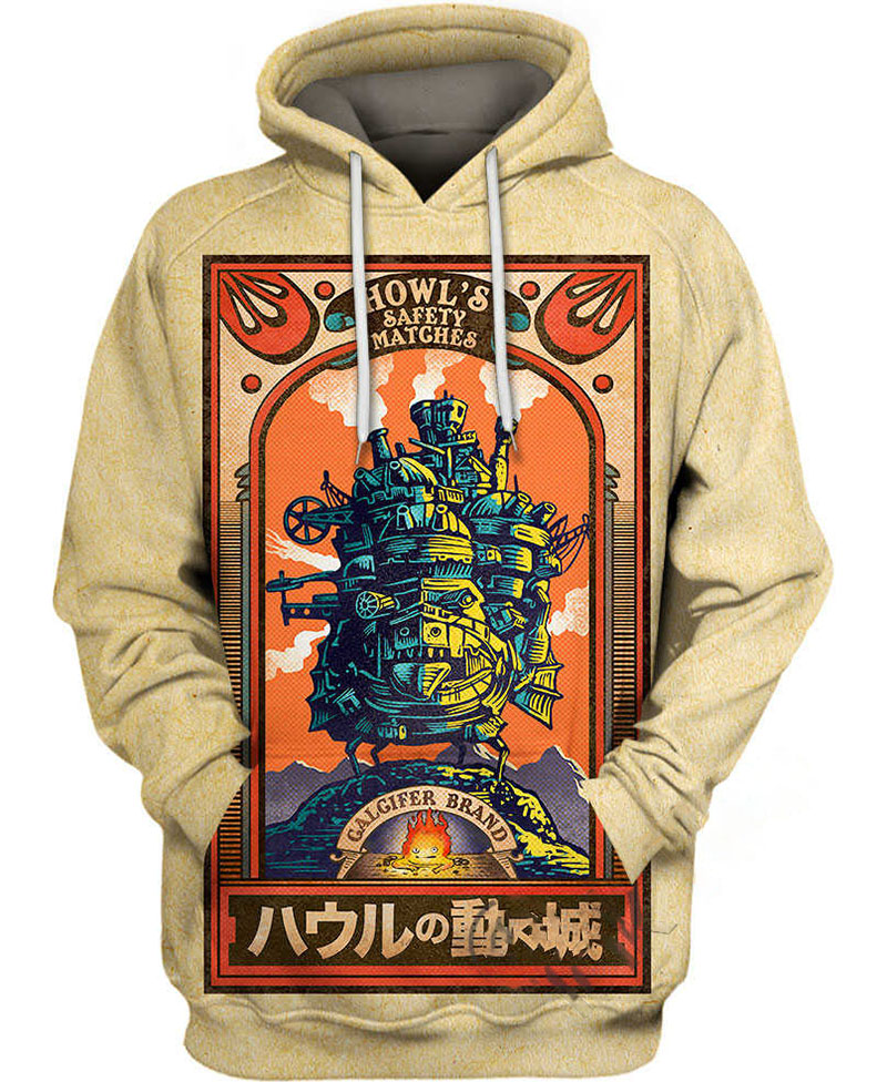 Howl Castle Brand Matchbox Hoodie 3D 6 Howl Castle Brand Matchbox Hoodie 3D