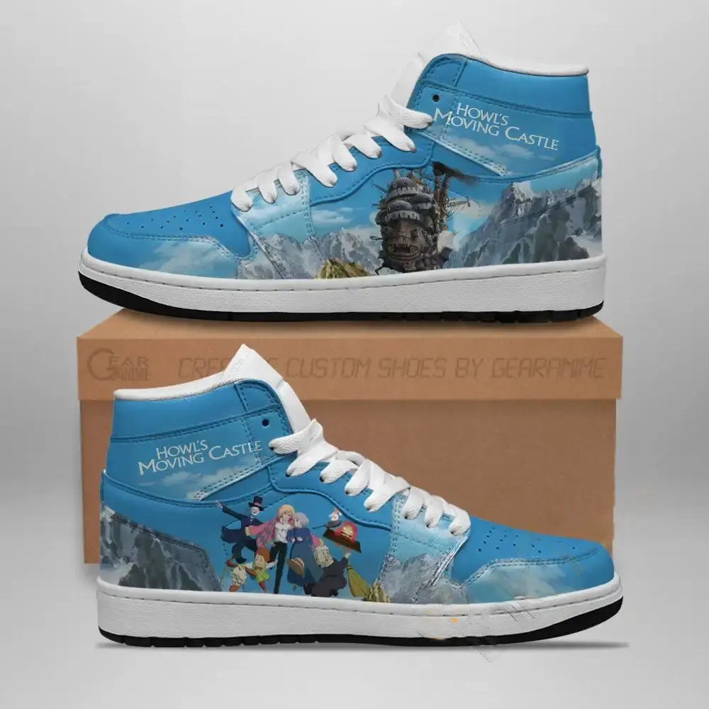 Howl's Moving Castle High Top Anime Leather Shoes Amazon Air Jordan Shoes 13 Howl’s Moving Castle High Top Anime Leather Shoes Amazon Air Jordan Shoes
