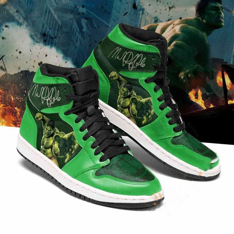 Hulk Marvel Custom Air Jordan Shoes
