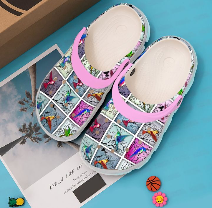 Hummingbird Lovers Crocs Clog Shoes