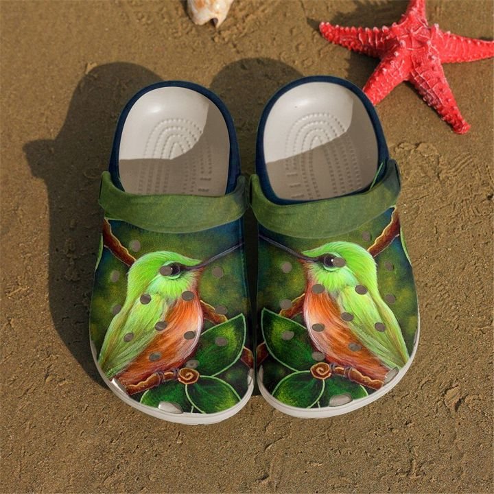 Hummingbird Stunning Chestnut Crocs Clog Shoes