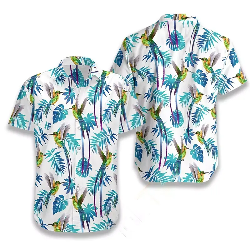 Hummingbird Tropical Hawaiian shirts