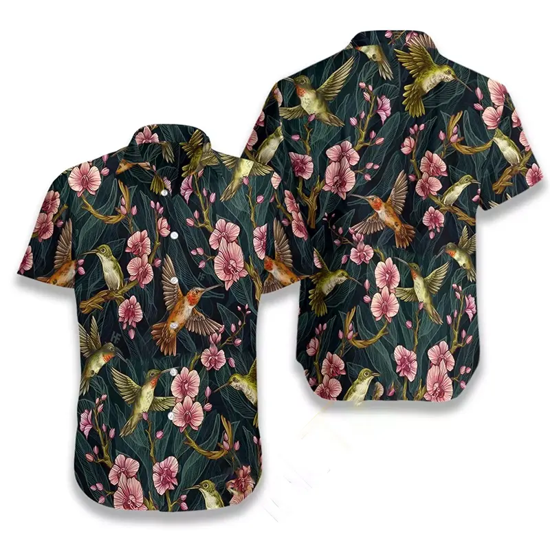 Hummingbird Tropical Hawaiian shirts