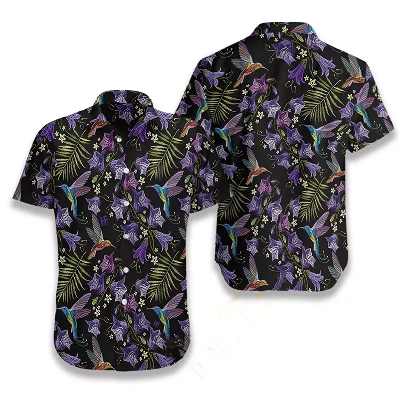 Hummingbird Tropical Hawaiian shirts