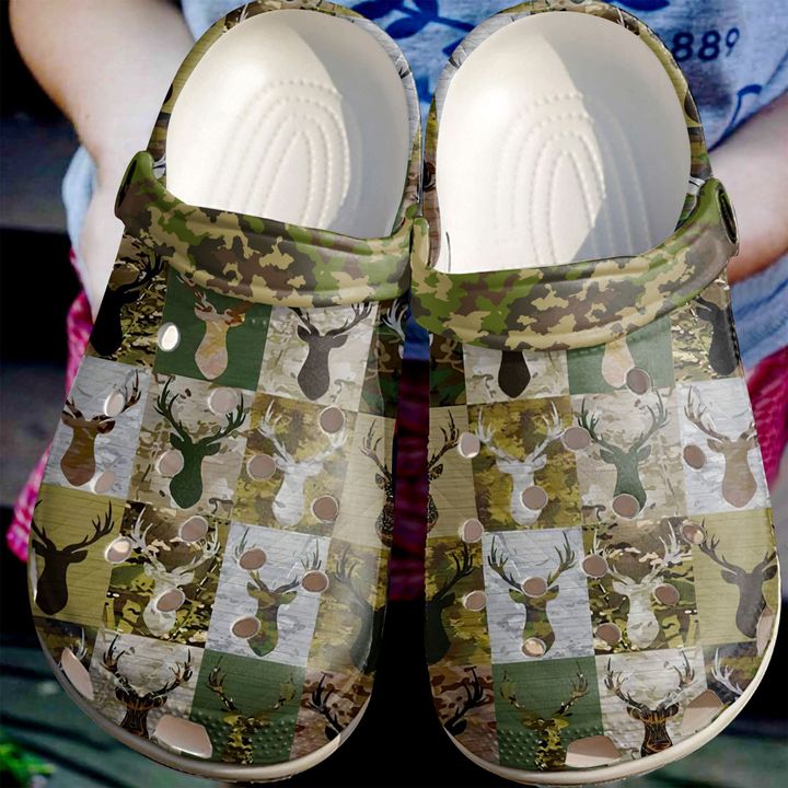 Hunting Camo Deer Crocs Clog Shoes 7 Hunting Camo Deer Crocs Clog Shoes