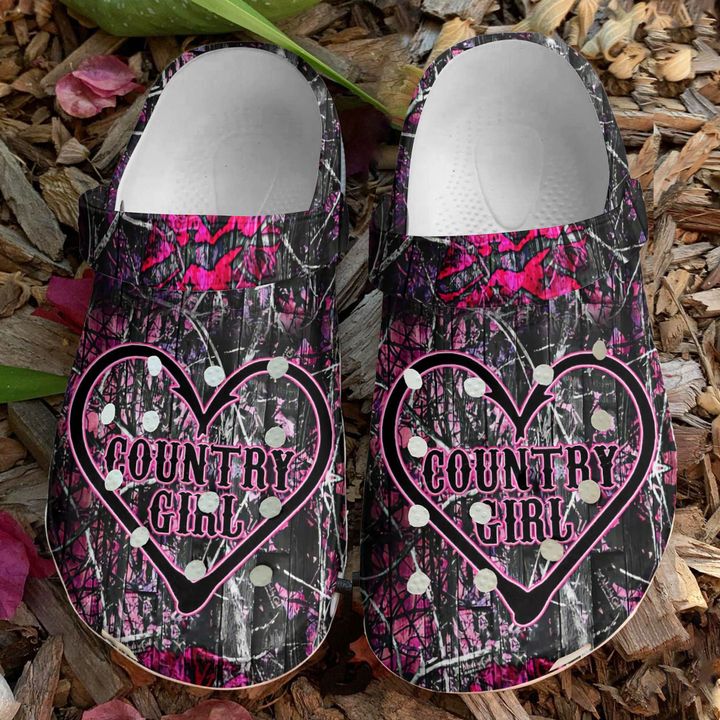 Hunting Country Girl Crocs Clog Shoes 8 Hunting Country Girl Crocs Clog Shoes