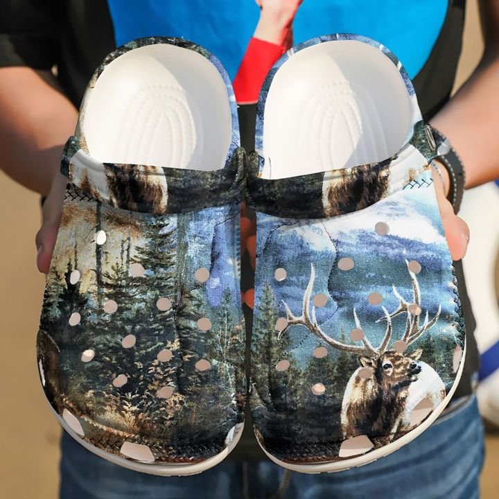 Hunting Deer Crocs Clog Shoes 1 Hunting Deer Crocs Clog Shoes