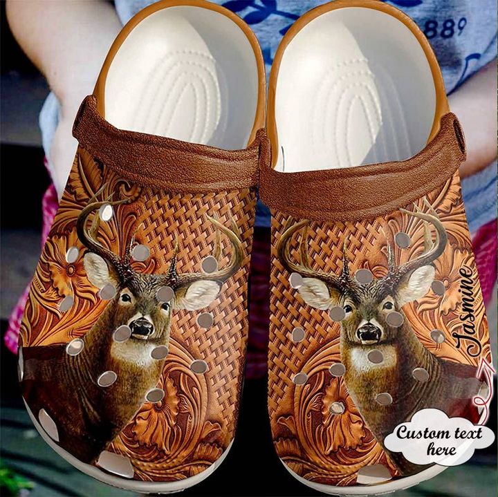 Hunting Personalized Beautiful Whitetail Crocs Clog Shoes 8 Hunting Personalized Beautiful Whitetail Crocs Clog Shoes