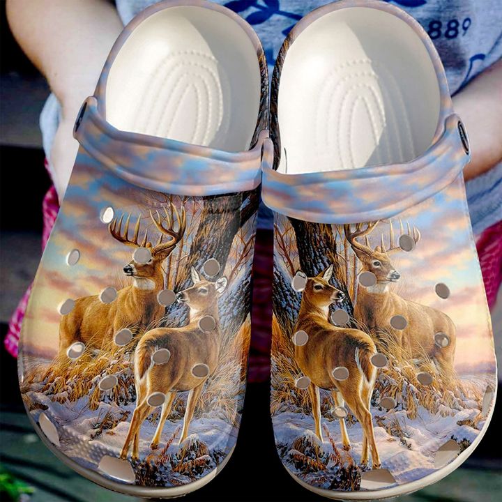 Huntingclog Deer Hunting Art Crocs Clog Shoes 15 Huntingclog Deer Hunting Art Crocs Clog Shoes