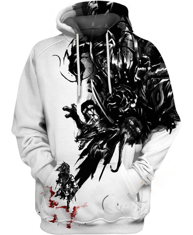 Hyakkimaru And His Demons Hoodie 3D 11 Hyakkimaru And His Demons Hoodie 3D