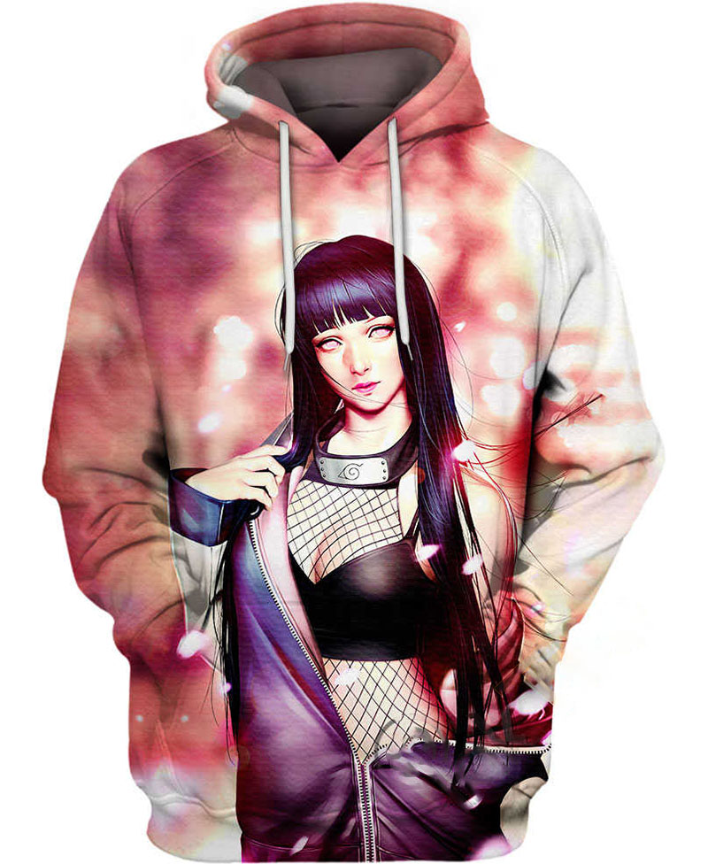 Hyuga Hinata Hoodie 3D