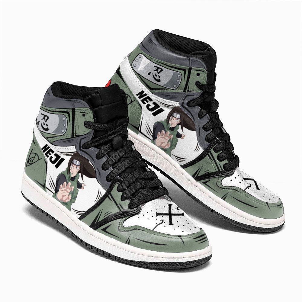 Hyuga Neji Jounin Naruto Custom Anime Air Jordan Shoes