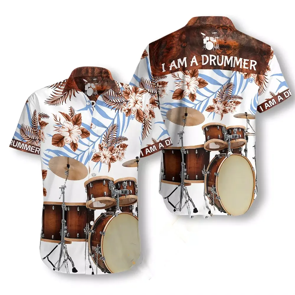 I Am A Drummer Hawaiian shirts