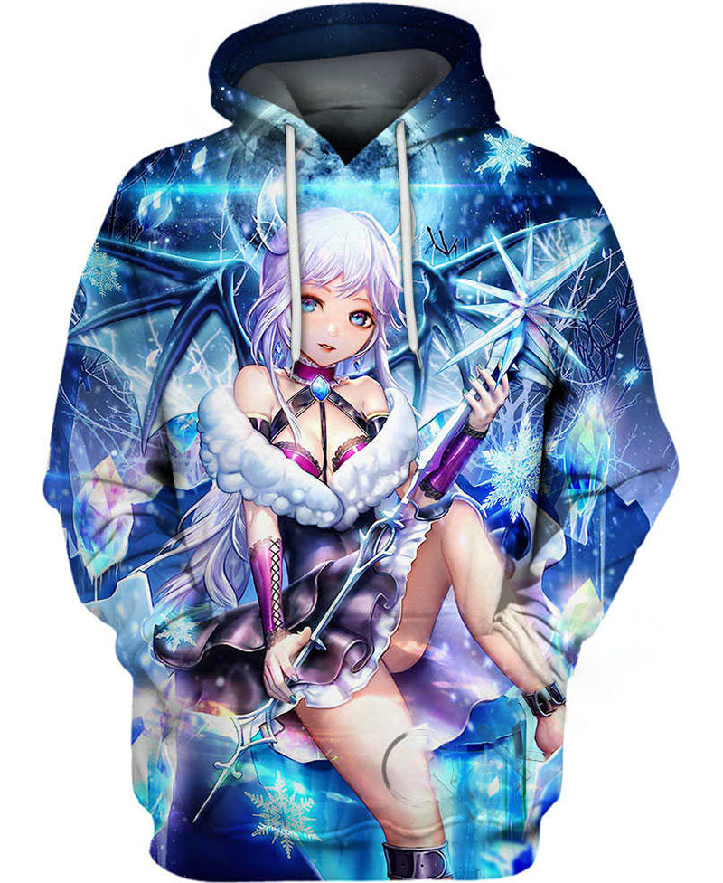 Ice Dragon Hoodie 3D