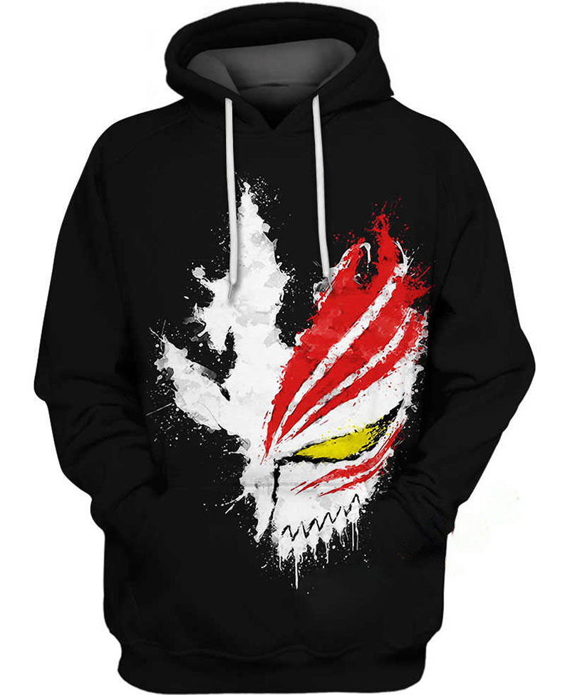 Ichigo Hollow Bleach Hoodie 3D