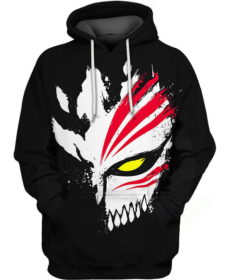 Ichigo Hollow Mask Hoodie 3D