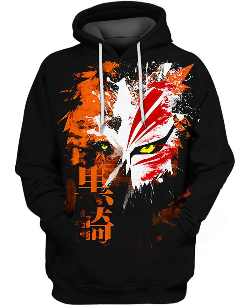 Ichigo Kurosaki Mask Hoodie 3D
