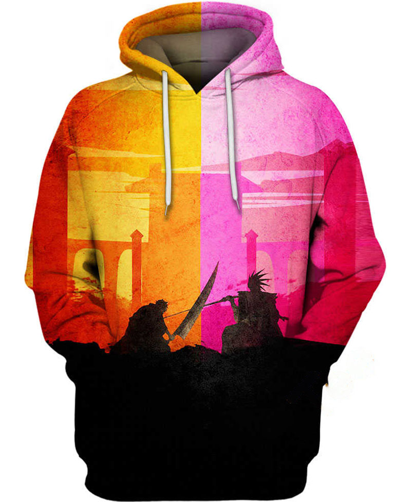 Ichigo Vs Zaraki Hoodie 3D 6 Ichigo Vs Zaraki Hoodie 3D