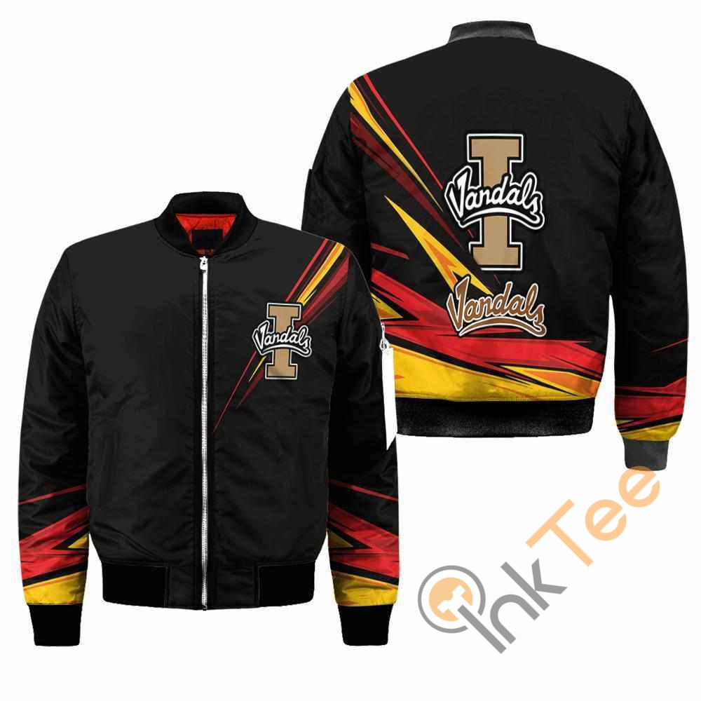 Idaho Vandals NCAA Black Apparel Best Christmas Gift For Fans Bomber Jacket