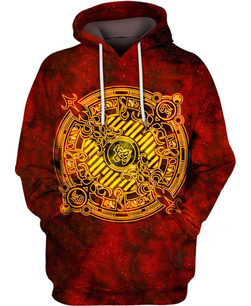 Ifrit Seal Final Fantasy Hoodie 3D