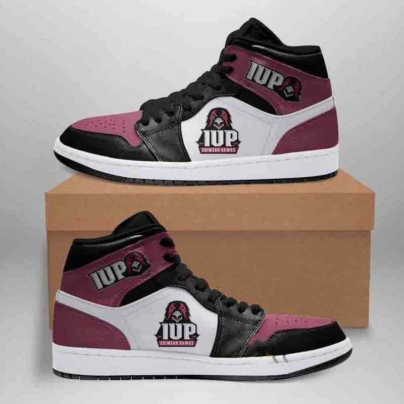 Indiana University Of Pennsylvania Crimson Custom Air Jordan Shoes 10 Indiana University Of Pennsylvania Crimson Custom Air Jordan Shoes