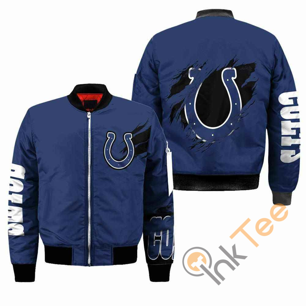 Indianapolis Colts NFL Apparel Best Christmas Gift For Fans Bomber Jacket