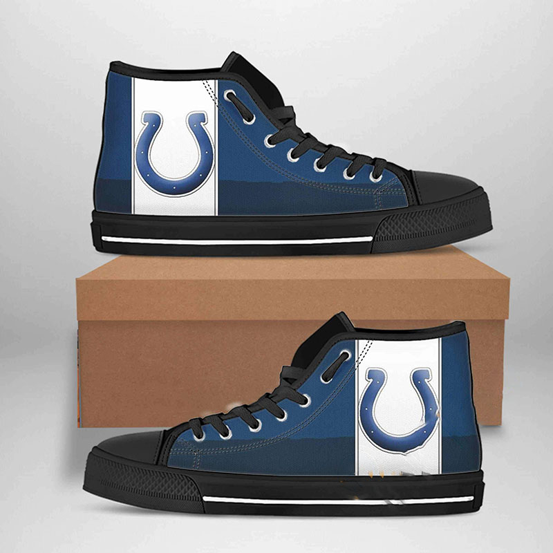 Indianapolis Colts Nfl Football High Top Shoes