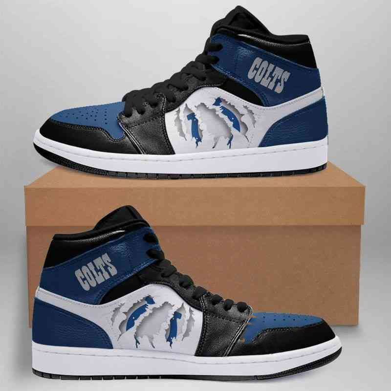 Indianapolis Colts Nfl Custom Air Jordan Shoes