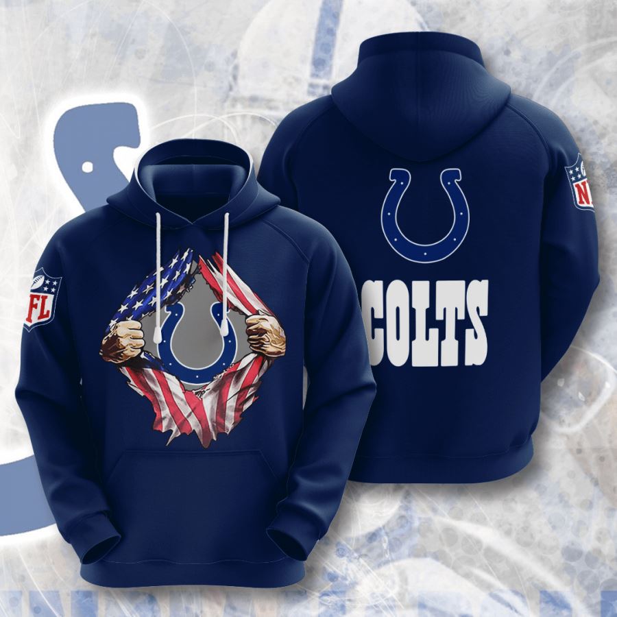 Indianapolis Colts Custom Hoodie 3D