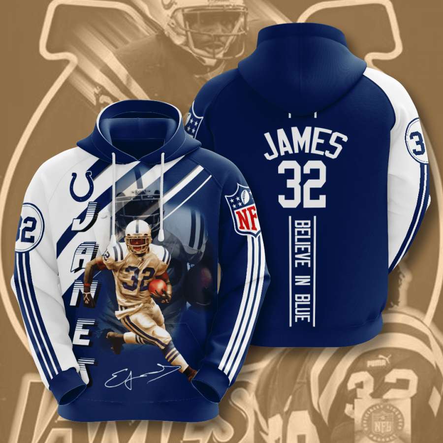 Indianapolis Colts Custom Hoodie 3D